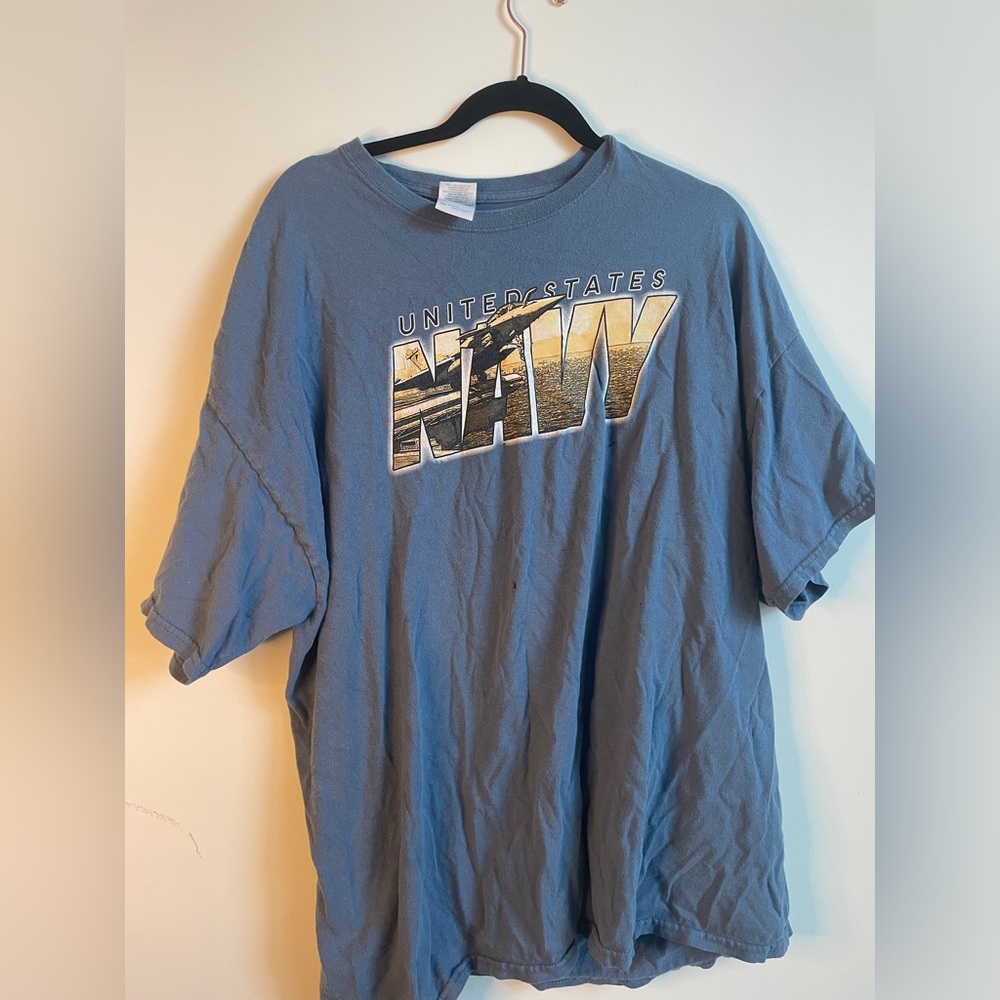 Y2k Navy tshirt